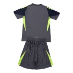 Günstige Fußballtrikots Manchester United Torwart Kinder 2025-26 Schwarze Kurzarm